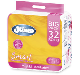 Papier toaletowy 32R SŁONIK JUMBO SMART BIG PACK 3W